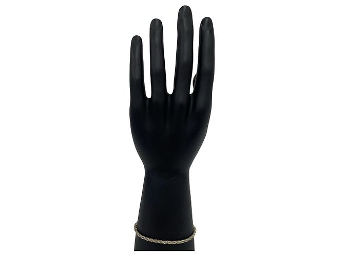Tiffany & Co Bracciale Tiffany Vintage Twist Rope Argento D'oro - vista 2