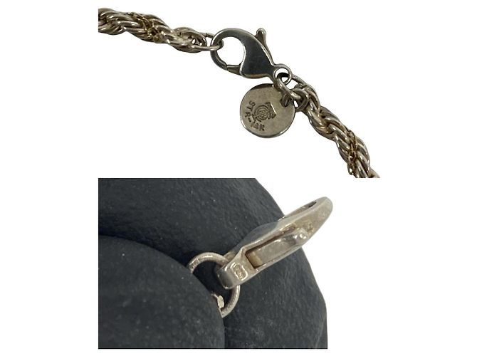 Tiffany & Co Bracciale Tiffany Vintage Twist Rope Argento D'oro - vista 3
