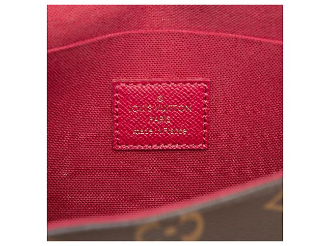 Louis Vuitton Brown Monogram Pochette Felicie Braun - Ansicht 5