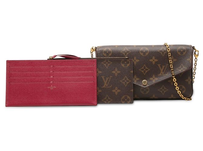 Louis Vuitton Brown Monogram Pochette Felicie Braun - Ansicht 7