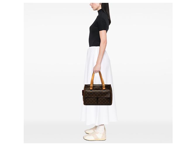 Louis Vuitton Brown Monogram Multipli Cite Marrone - vista 6