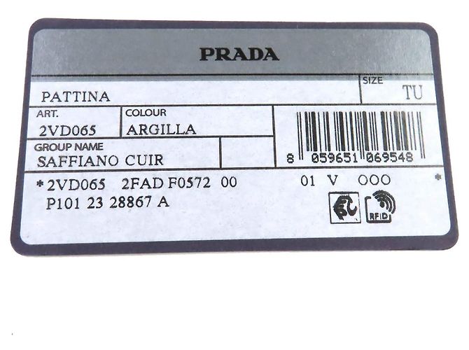 Prada Gray Saffiano Crossbody Marrone - vista 13