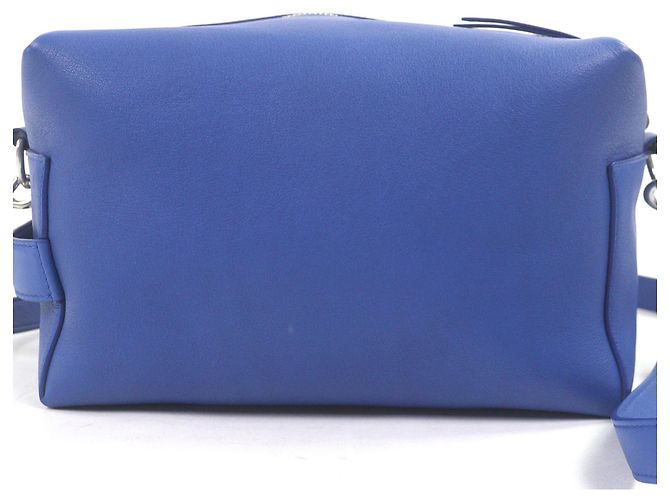 Céline Celine Take Away Crossbody in pelle di vitello blu - vista 2