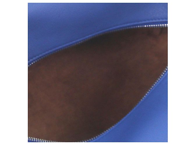 Céline Celine Take Away Crossbody in pelle di vitello blu - vista 3