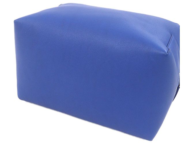 Céline Celine Take Away Crossbody in pelle di vitello blu - vista 4