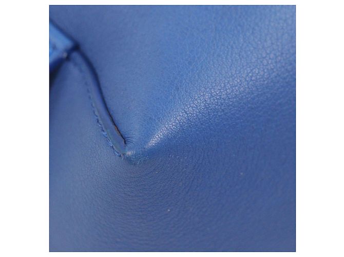 Céline Celine Take Away Crossbody in pelle di vitello blu - vista 8