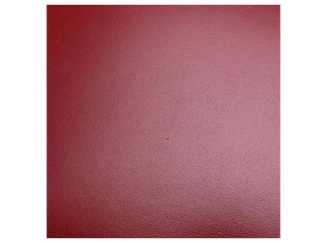 Céline Bolsa Celine de couro vermelho com aba dupla e alça de mão Bordeaux - vista 20