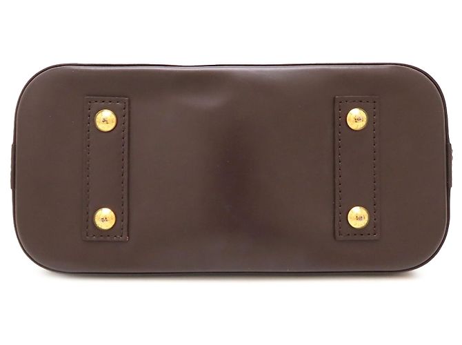 Louis Vuitton Brown Damier Ebene Alma BB Marrone - vista 3