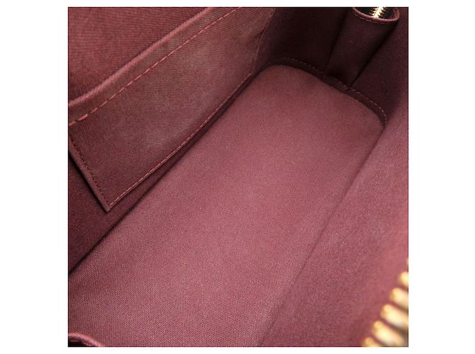 Louis Vuitton Brown Damier Ebene Alma BB Marrone - vista 4