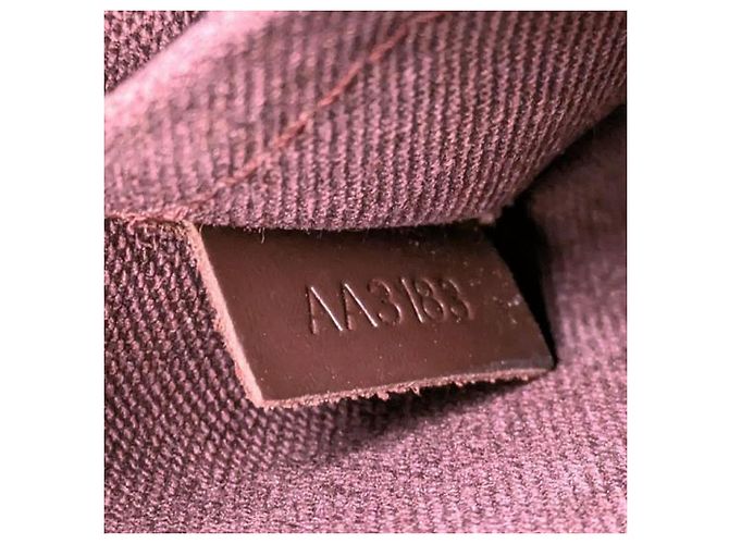 Louis Vuitton Brown Damier Ebene Alma BB Marrone - vista 5