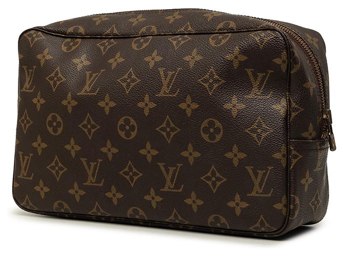 Louis Vuitton Brown Monogram Trousse Toilette 28 Marrone - vista 2
