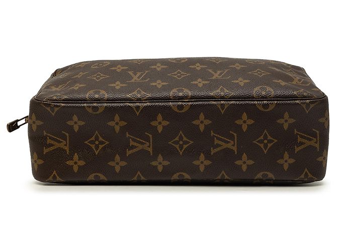 Louis Vuitton Brown Monogram Trousse Toilette 28 Marrone - vista 3
