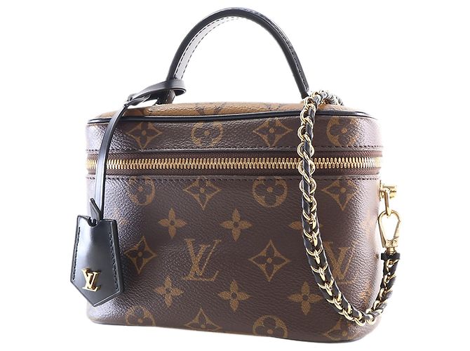 Louis Vuitton Brown Monogram Reverse Vanity PM Marrone - vista 2