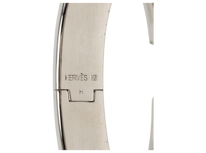 Bracciale Clic H PM Hermès in smalto nero stretto - vista 4