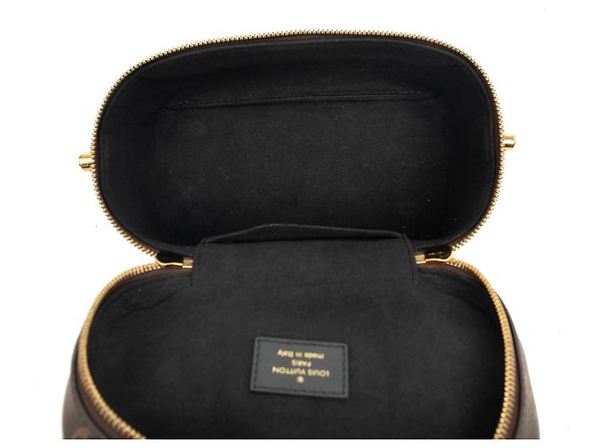Louis Vuitton Brown Monogram Reverse Vanity PM Marrone - vista 4