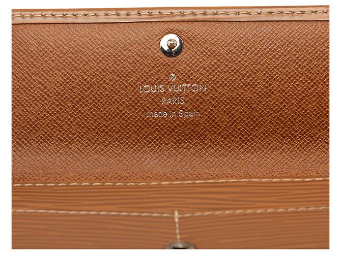 Carteira Longa Louis Vuitton Sarah em Couro Epi Castanho Marrom - vista 6