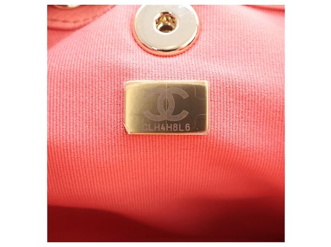 Chanel Duma Small Rucksack aus rosa Lammleder Pink - Ansicht 12