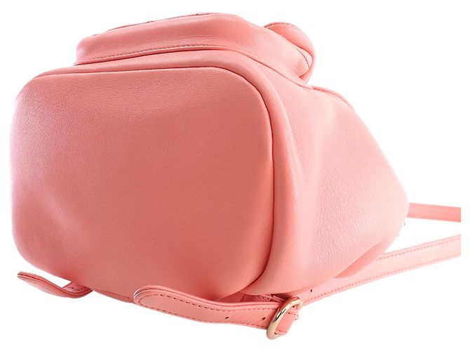 Chanel Duma Small Rucksack aus rosa Lammleder Pink - Ansicht 7