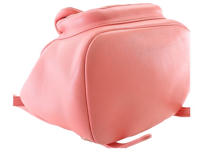 Chanel Duma Small Rucksack aus rosa Lammleder Pink - Ansicht 8