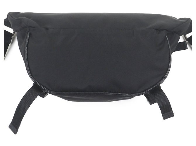 Prada Black Saffiano Trimmed Re Nylon Belt Bag - view 2