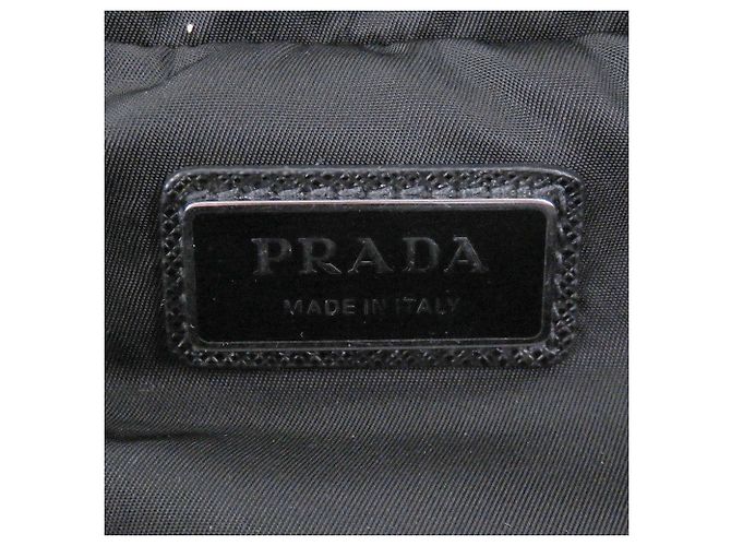 Prada Black Saffiano Trimmed Re Nylon Belt Bag - view 5