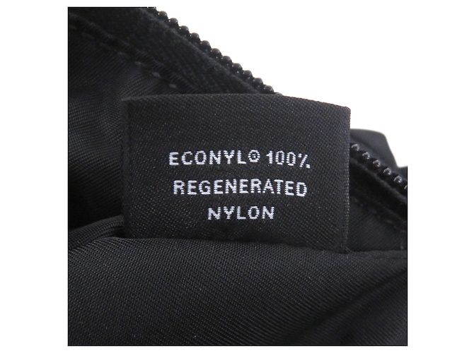 Prada Black Saffiano Trimmed Re Nylon Belt Bag - view 7