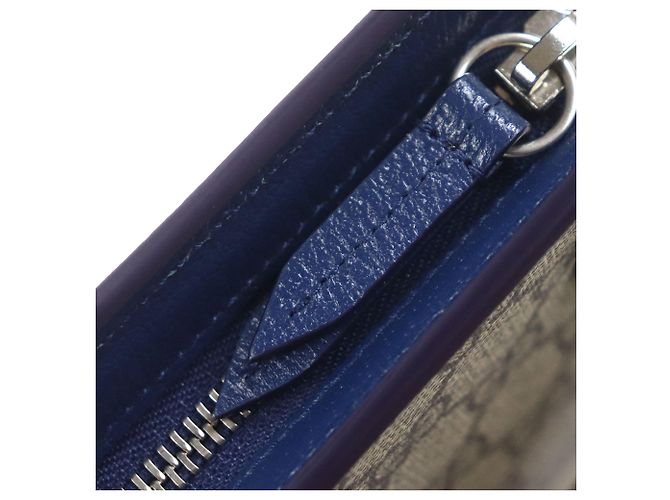 Pouch Gucci Beige Medium Bicolor GG Supreme - vista 7
