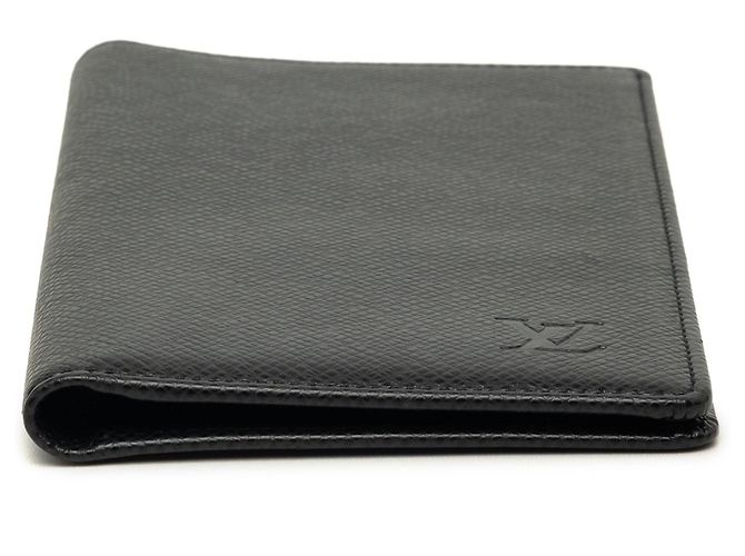 Louis Vuitton Black Taiga Porte Valeurs Organiser Negro - vista 3