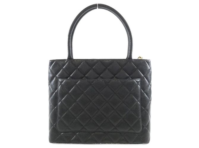 Borsa Chanel 1804 in pelle di vitello grana naturale nera Nero - vista 2