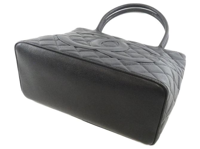 Borsa Chanel 1804 in pelle di vitello grana naturale nera Nero - vista 3
