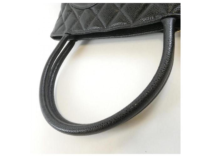 Borsa Chanel 1804 in pelle di vitello grana naturale nera Nero - vista 7