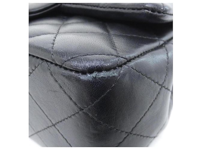 Borsa a tracolla Chanel 69900 in pelle nera Nero - vista 3