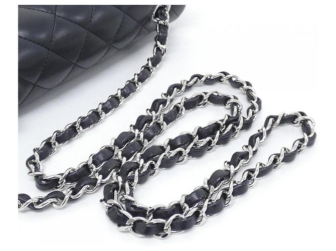 Borsa a tracolla Chanel 69900 in pelle nera Nero - vista 6