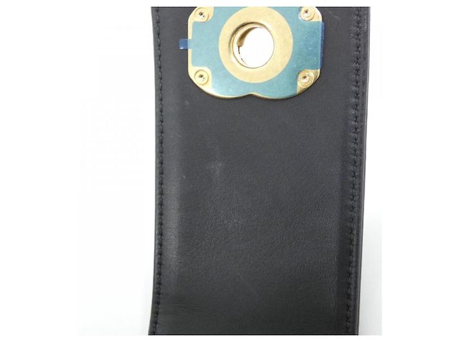 Borsa a tracolla Chanel 90672 in pelle di vitello nera Nero - vista 9