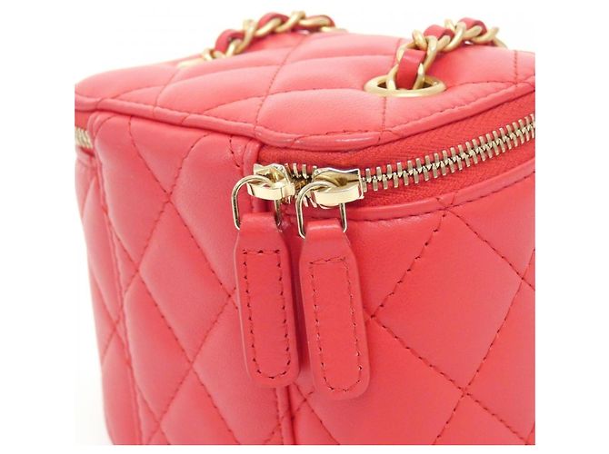 Borsa a tracolla Chanel AP1447 in pelle rossa Rosso - vista 4
