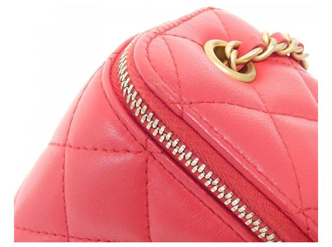 Borsa a tracolla Chanel AP1447 in pelle rossa Rosso - vista 5