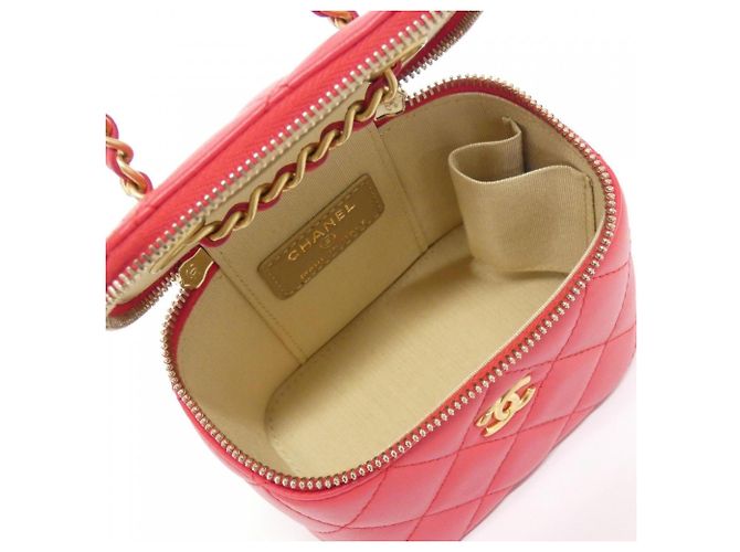 Borsa a tracolla Chanel AP1447 in pelle rossa Rosso - vista 8