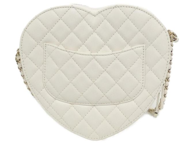 Timeless Borsa a tracolla Chanel AS5764 in pelle bianca Bianco - vista 2