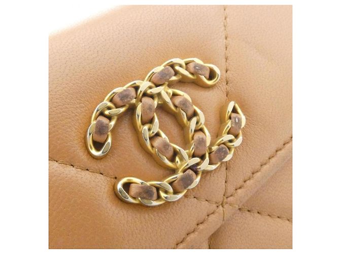 Chanel 19 Line AP0955 Langbeutel Braun - Ansicht 5