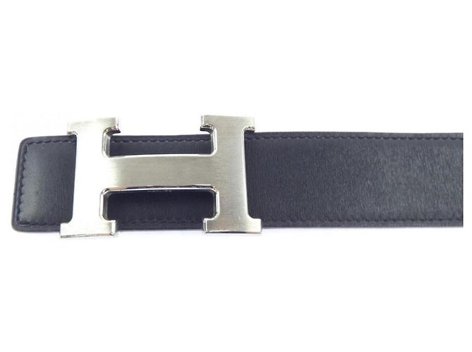 Hermès Hermes H 32mm Wendelgürtel Braun Schwarz - Ansicht 2