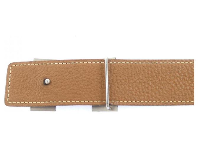 Hermès Hermes H 32mm Wendelgürtel Braun Schwarz - Ansicht 3