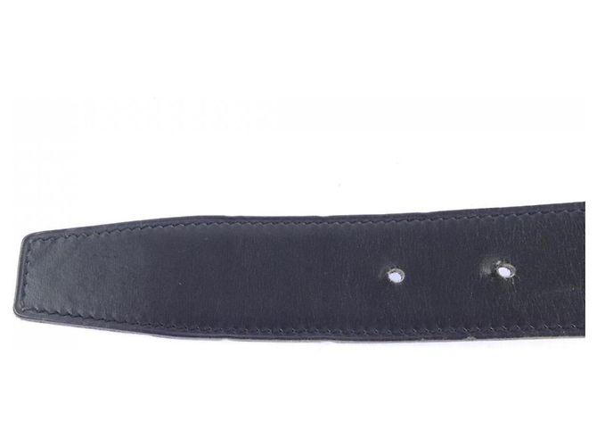 Hermès Hermes H 32mm Wendelgürtel Braun Schwarz - Ansicht 4