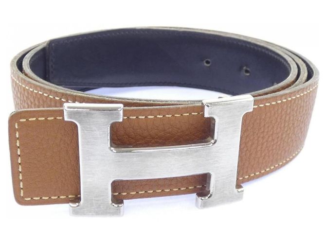 Hermès Hermes H 32mm Wendelgürtel Braun Schwarz - Ansicht 5