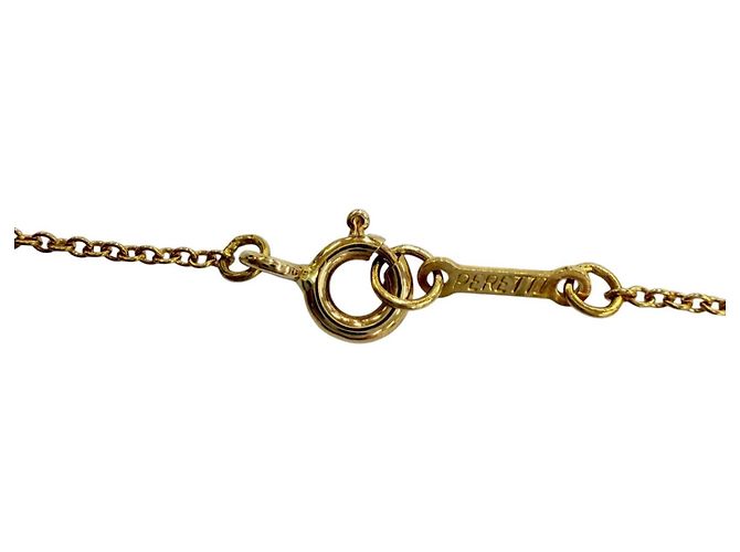 Tiffany & Co Collana Croce Elsa Peretti Small di Tiffany D'oro - vista 7