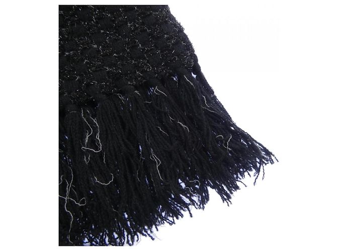 Stola in cashmere Saint Laurent in nero - vista 2