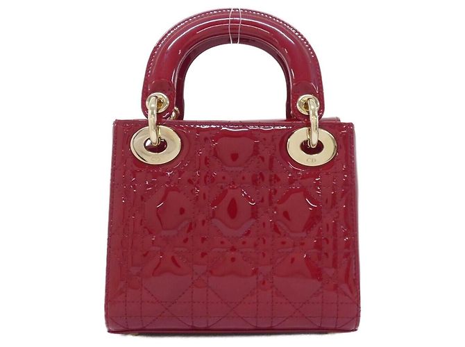 Borsa Christian Dior Lady Mini M0505OWCB Rosso - vista 2