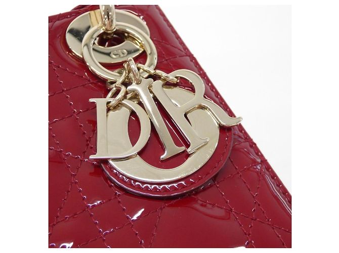 Borsa Christian Dior Lady Mini M0505OWCB Rosso - vista 4