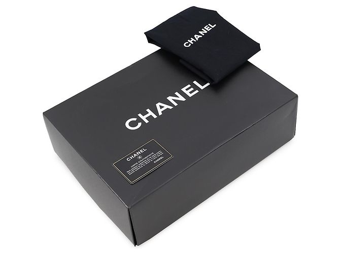 Borsa a mano Chanel nera in vitello grana grossa Nero - vista 17