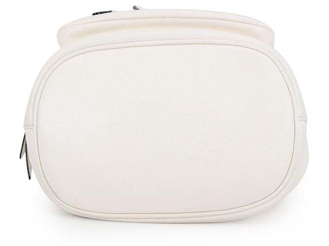 Prada Duet Triangle Lederhandtasche Weiß - Ansicht 3