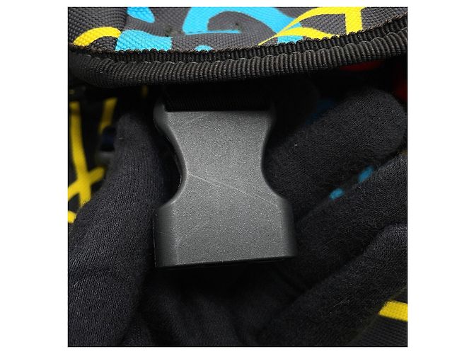 Zaino Gucci Ghost nero in nylon e tela Multicolore - vista 12